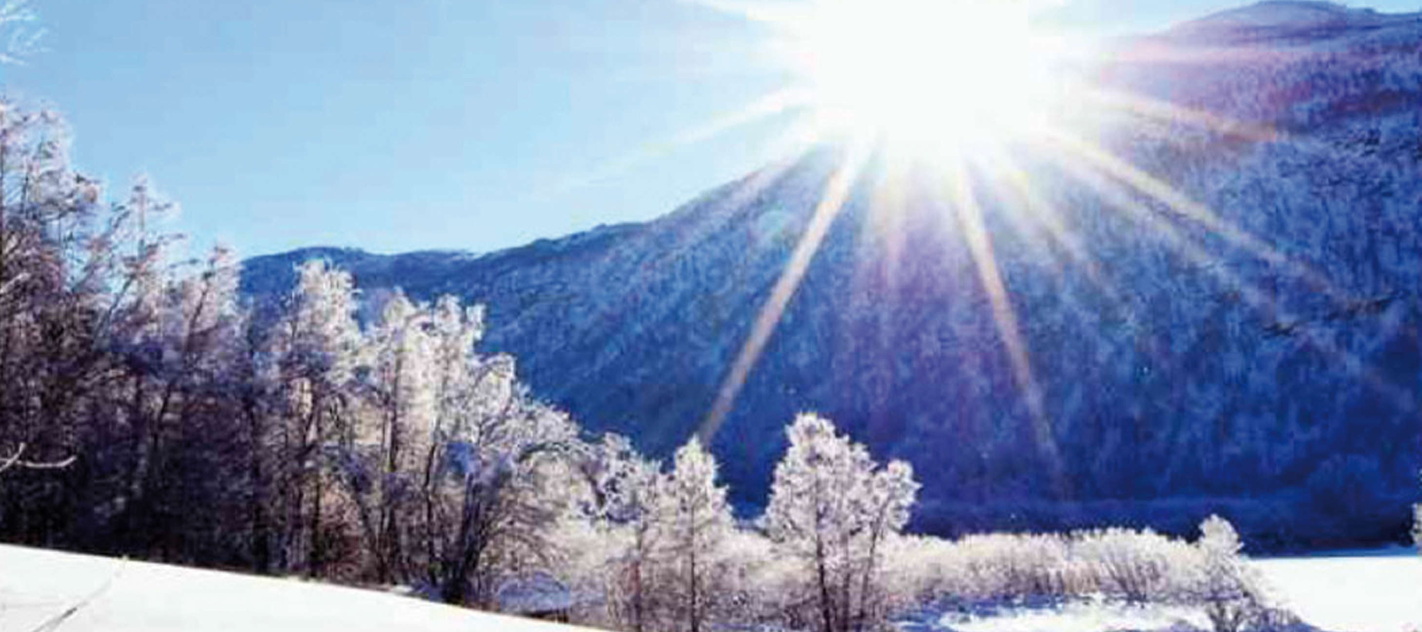 Saint Maurice sur Moselle l'hiver